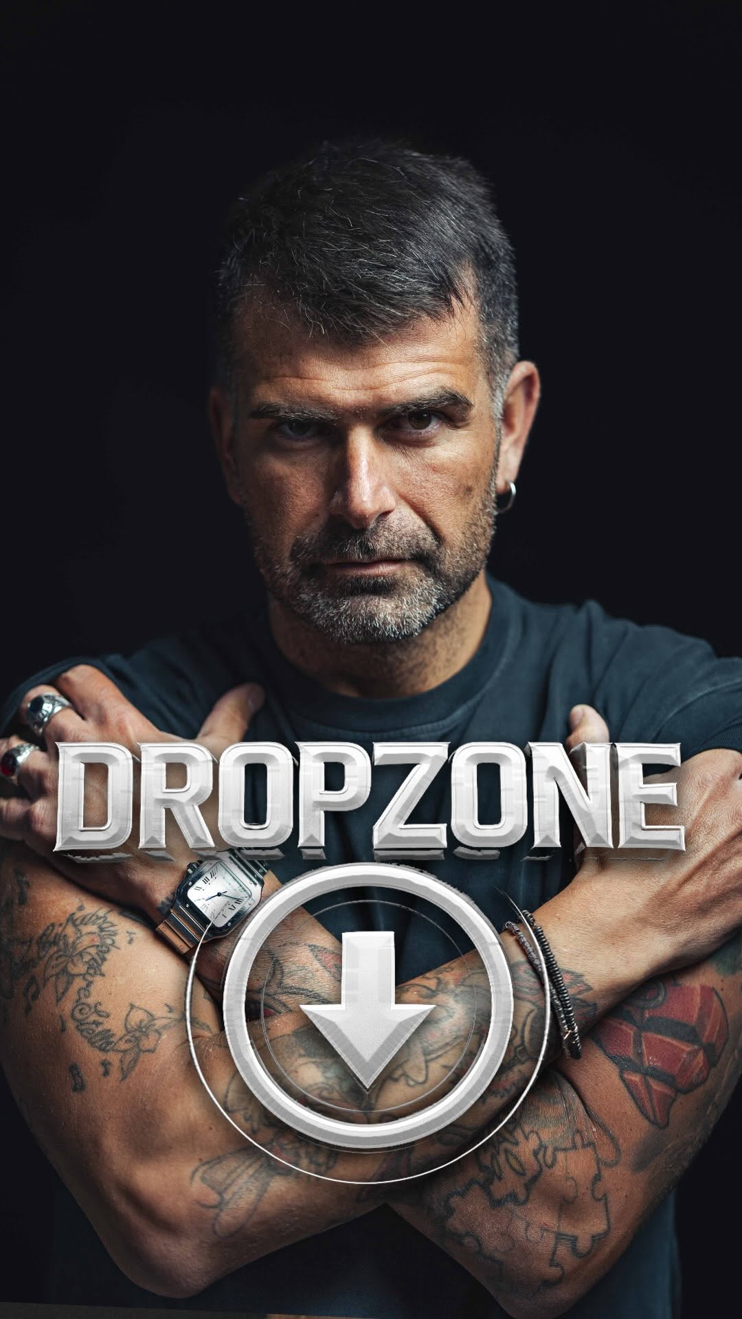 Dropzone visual with Mirko Boni and MB Recording Studio branding.